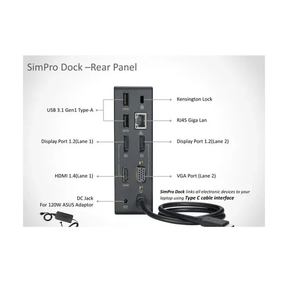 ASUS SimPro Docking Station - Picture 2 of 2